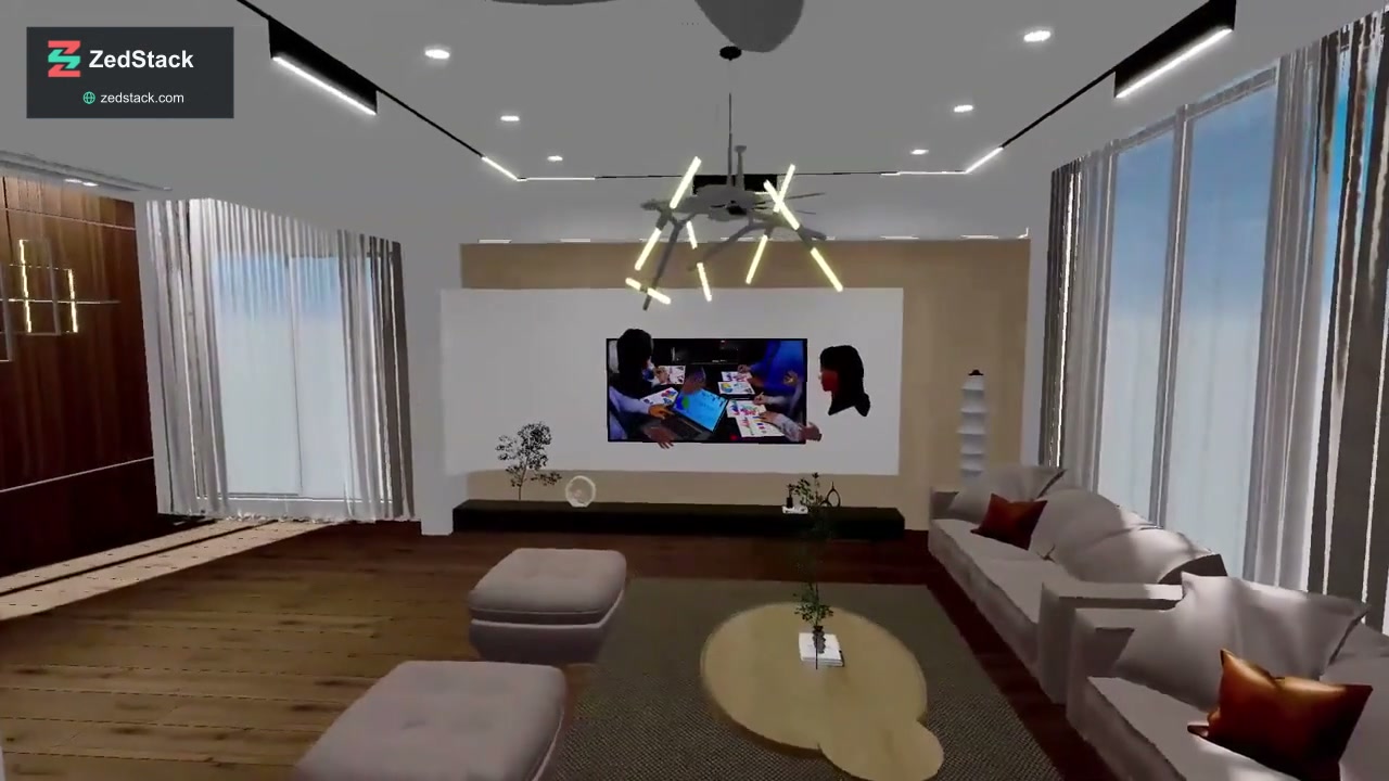 Metaverse environment showcase