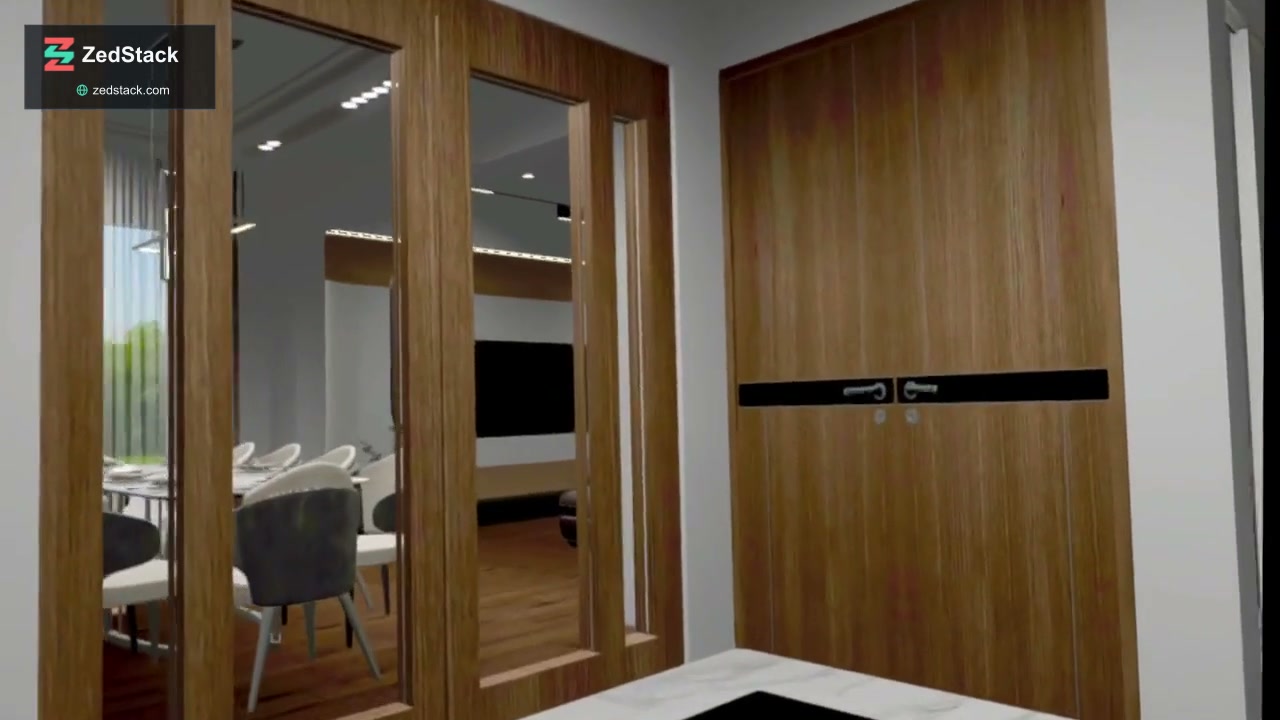 Interactive interior design visualization