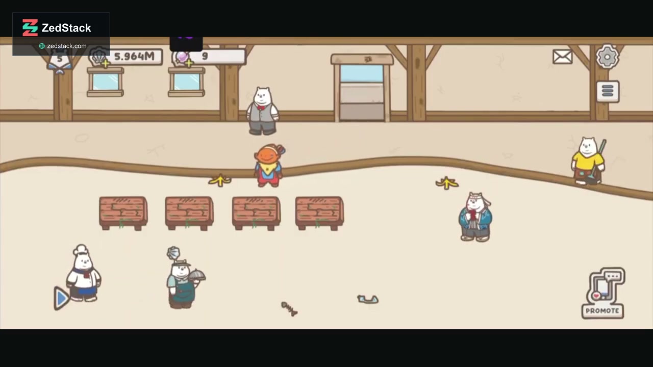 Interactive restaurant experience game